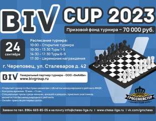 Рапид-турнир &quot;BIV CUP 2023&quot;